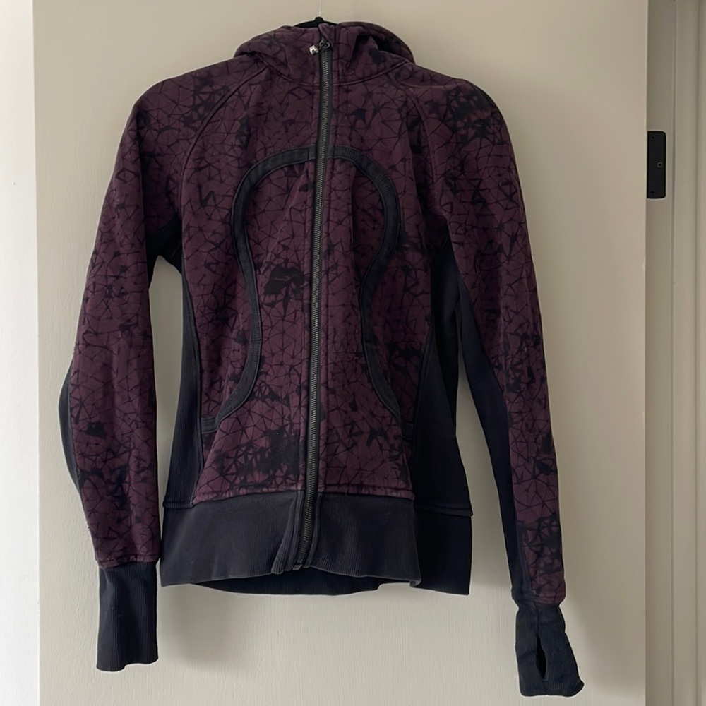 Deep Purple Lululemon Zip-Up Hoodie